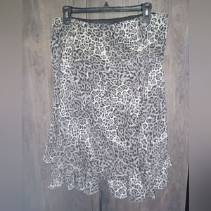 Leopard Print Women's Skirt